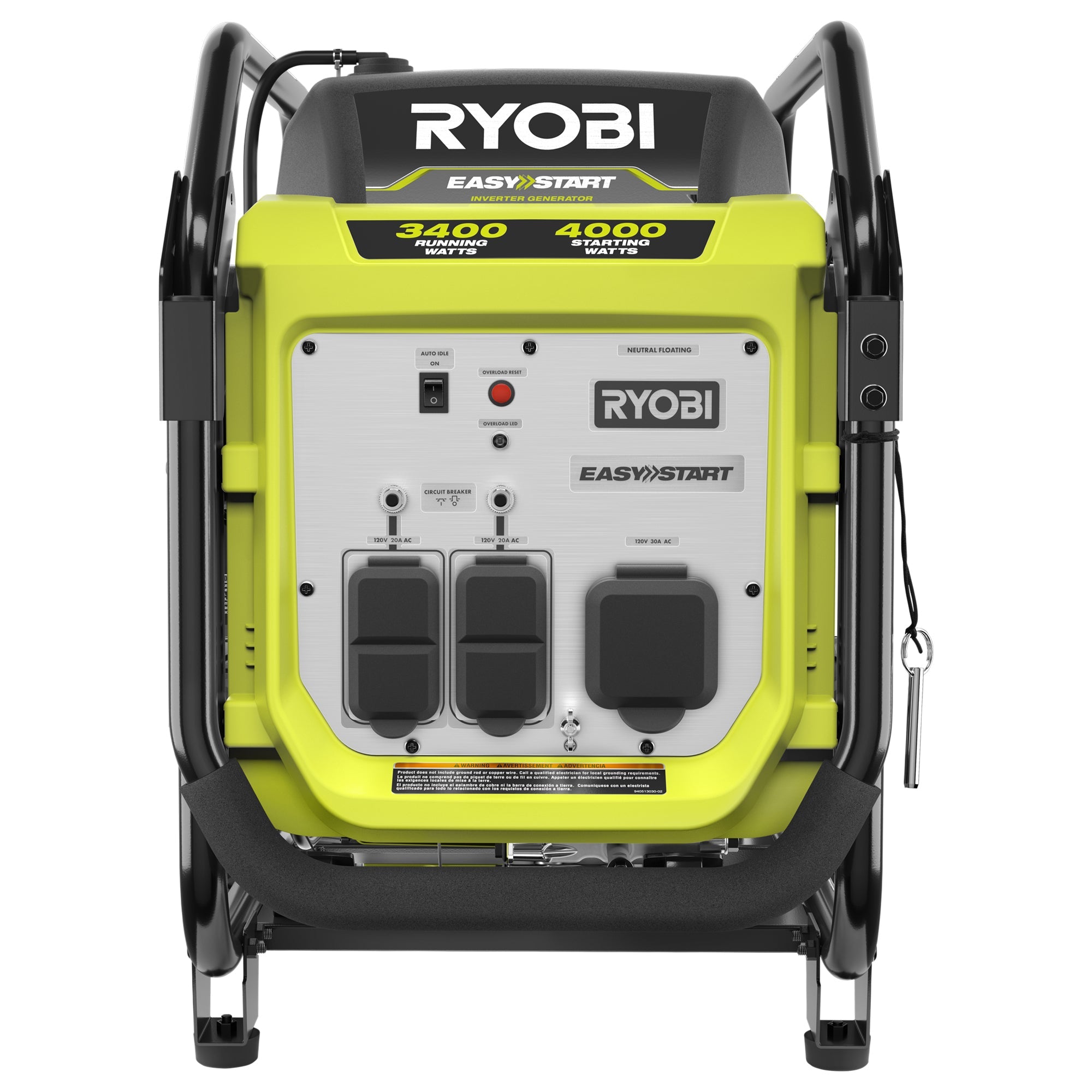 4000-Watt Inverter Generator with CO DETECT