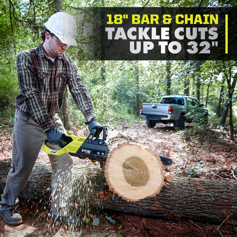 40V HP Brushless 18" Chainsaw Kit