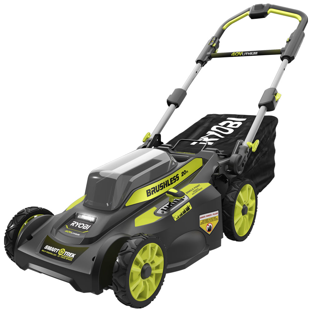 40V 20" BRUSHLESS SMART TREK Self-Propelled Mower WITH 6AH BATTERY & CHARGER