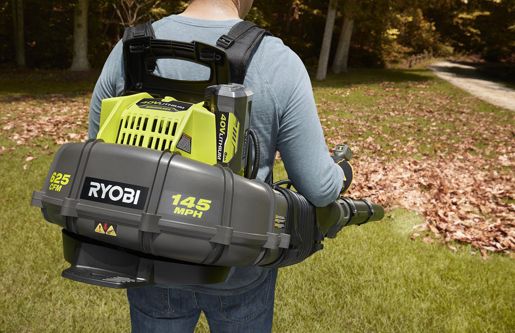 40V Brushless 625 CFM WHISPER SERIES Backpack Blower Kit