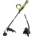 Expand-it 40V Straight Shaft Trimmer w/ Edger Attachment - 2.6 Ah Battery and Charger Included