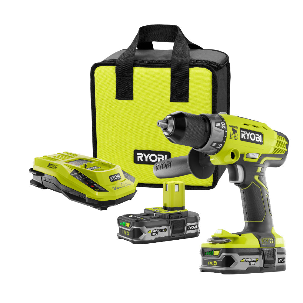18V ONE+ LITHIUM+ Hammer Drill/Driver Kit