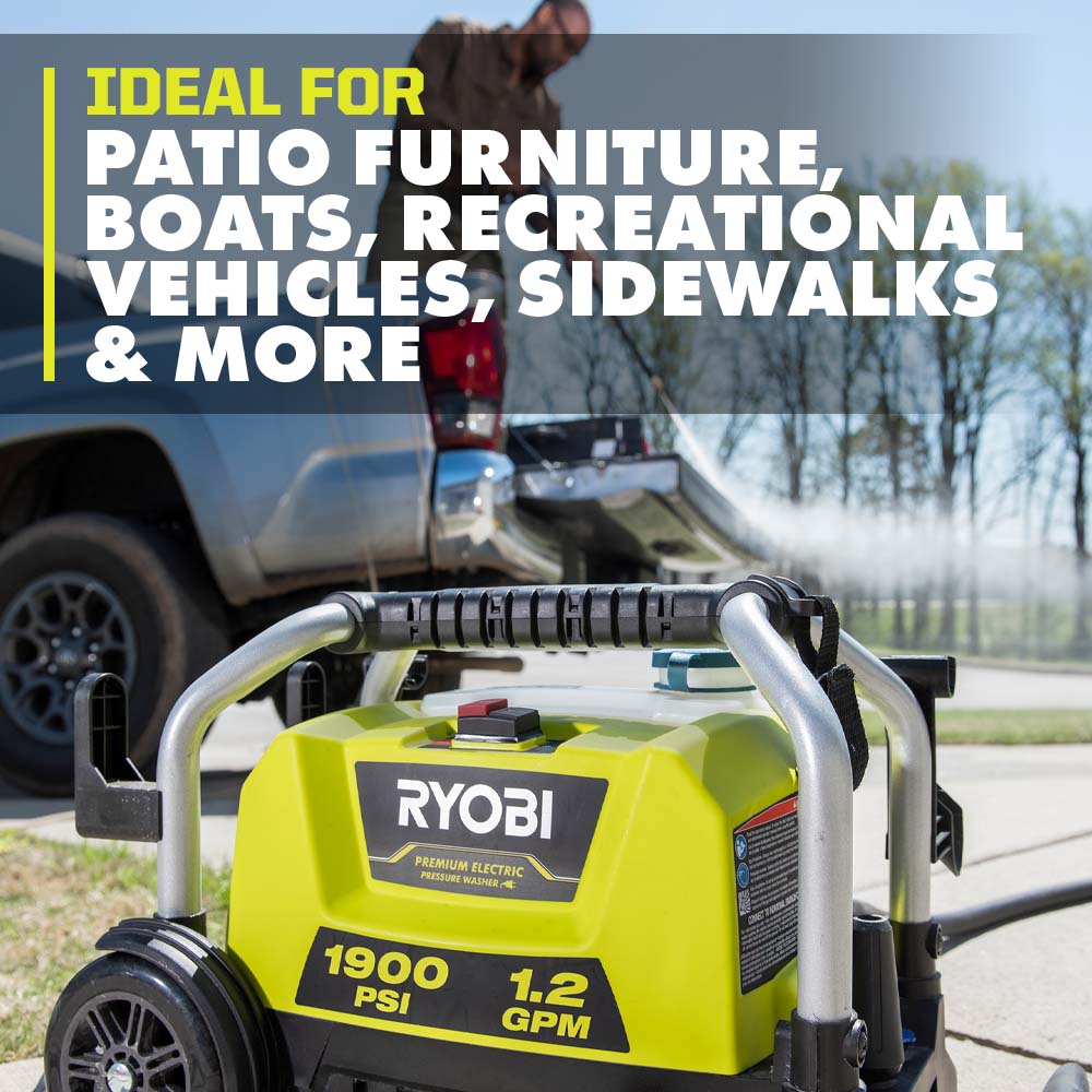 1900 PSI 1.2 GPM Electric Pressure Washer