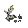18V ONE+ 7-1/4" Miter Saw Kit with 4.0 Ah Battery, Charger, Blade and Blade Wrench