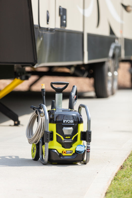 40V 1500 PSI 1.2 GPM Cordless Cold Water Electric Pressure Washer with (2) 5.0 Ah Batteries and Charger