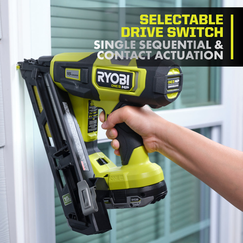 18V ONE+ HP Brushless 15GA Angled Finish Nailer