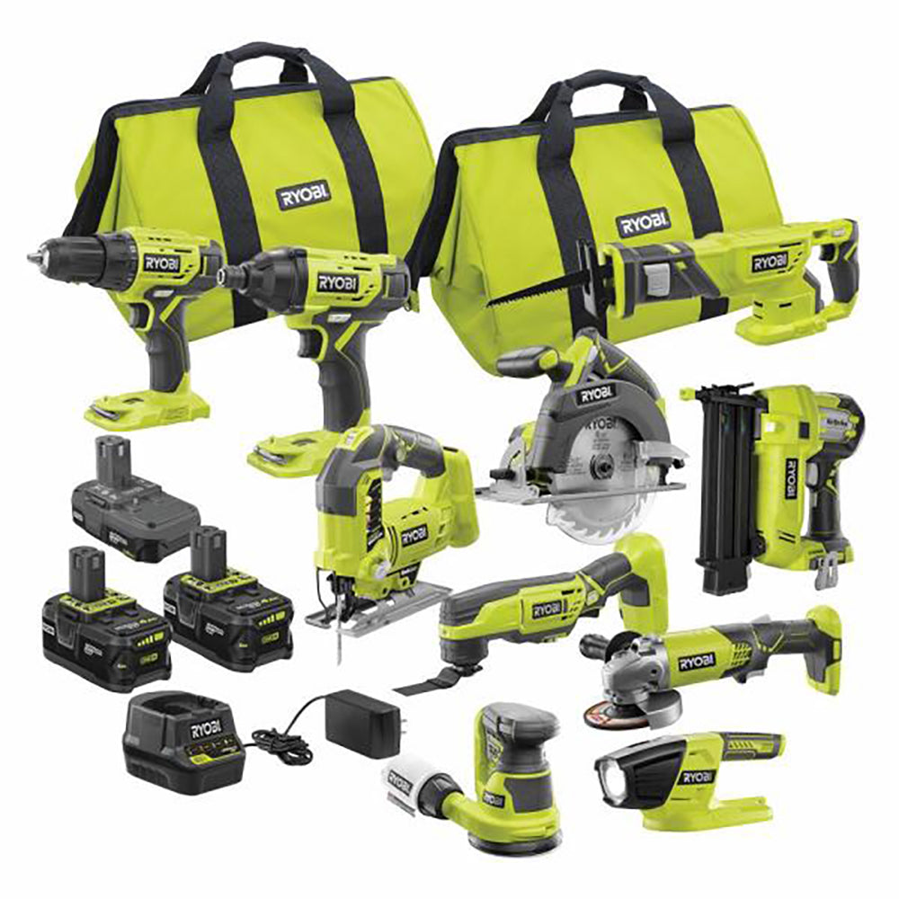 18V ONE+ 10-Tool Combo Kit with 3 Batteries and Charger