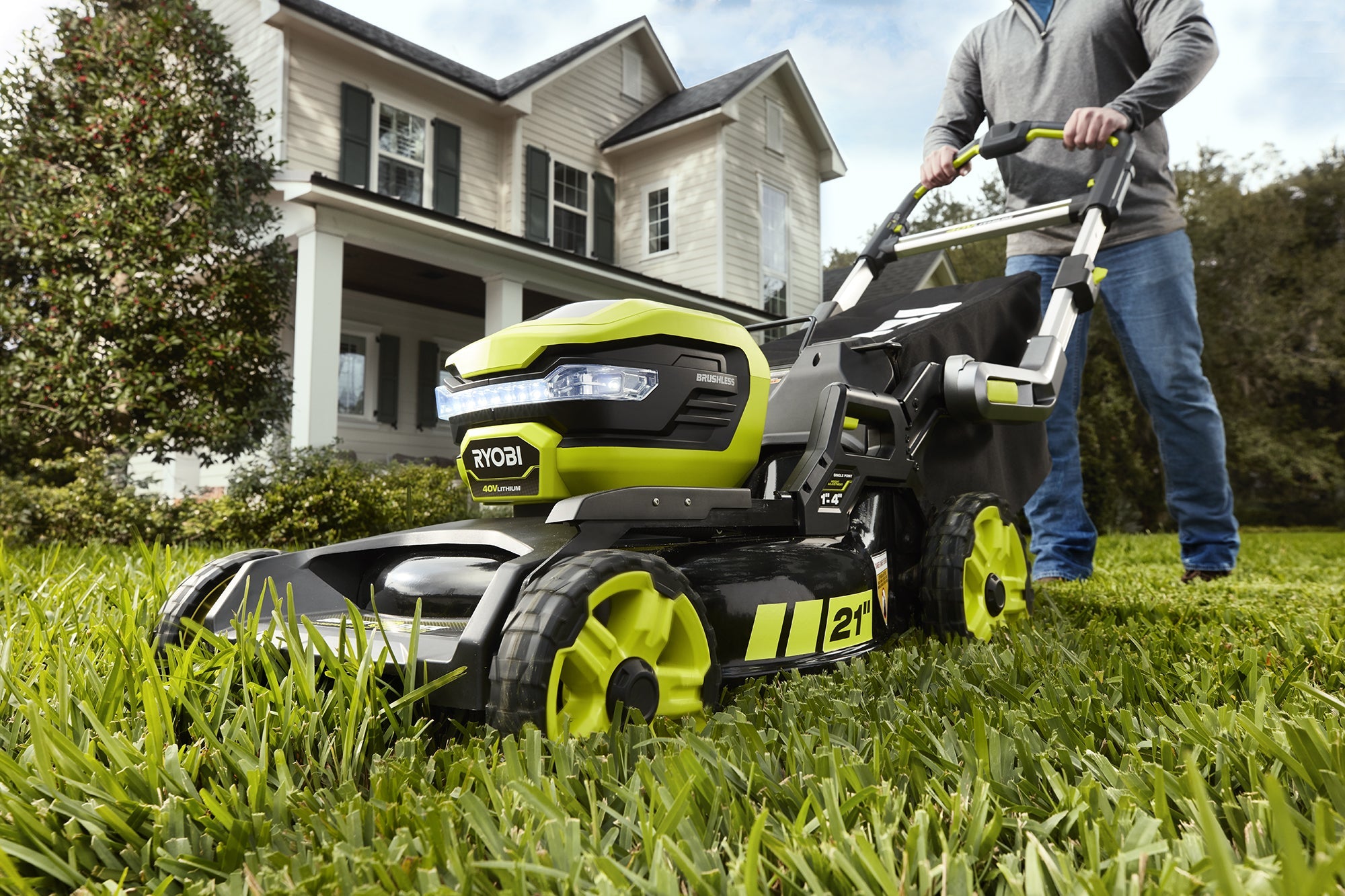 40V Brushless 21" Self-Propelled Mower Kit