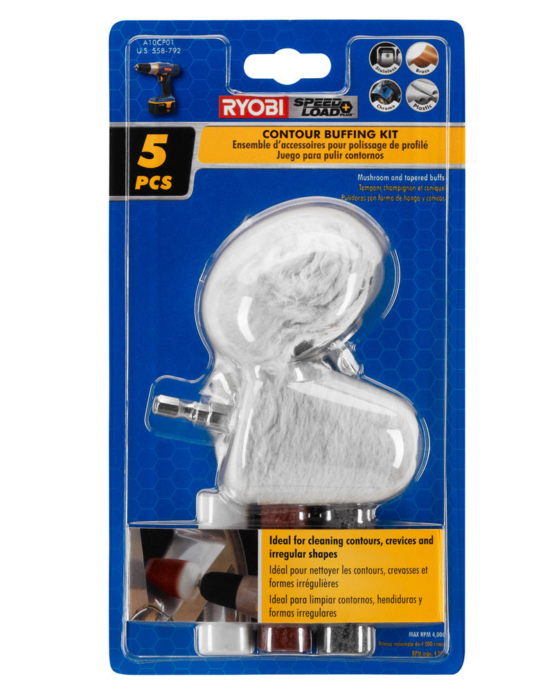 5 PC. Contour Metal Polishing Kit