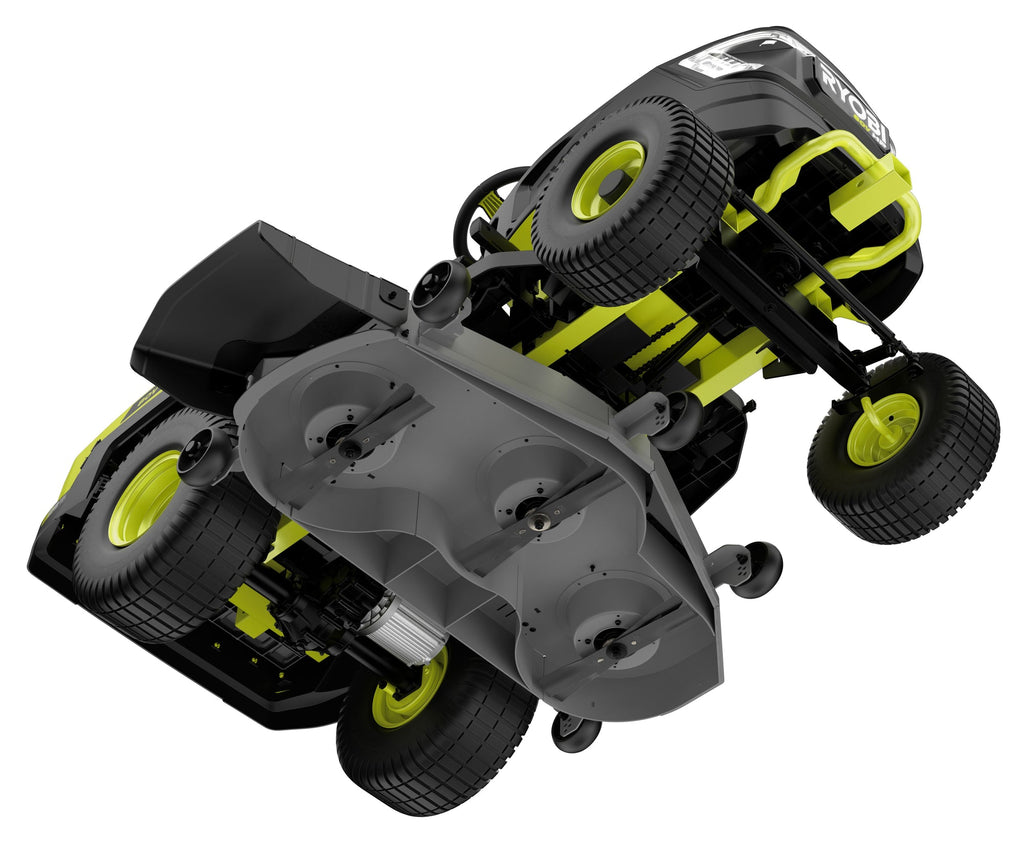 80V HP Brushless 46" Battery Cordless Electric Riding Lawn Tractor Kit