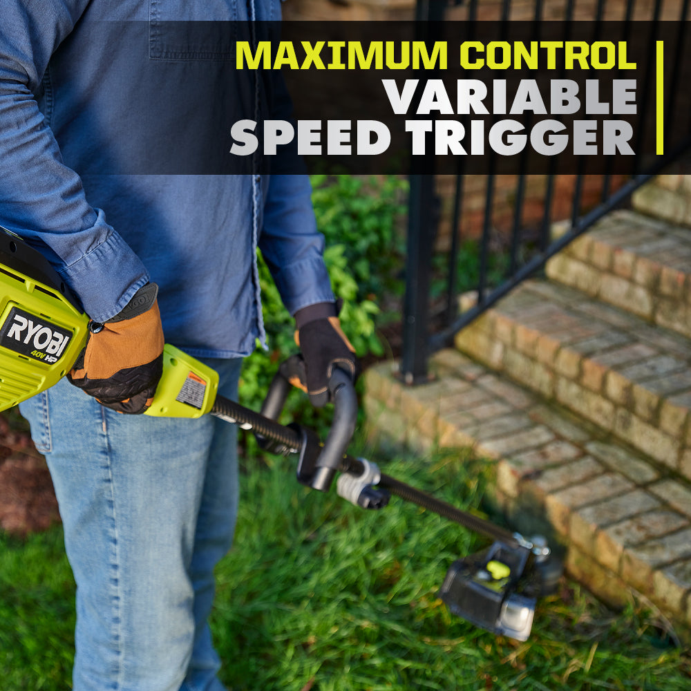 40V HP Brushless 16" Attachment Capable String Trimmer Kit