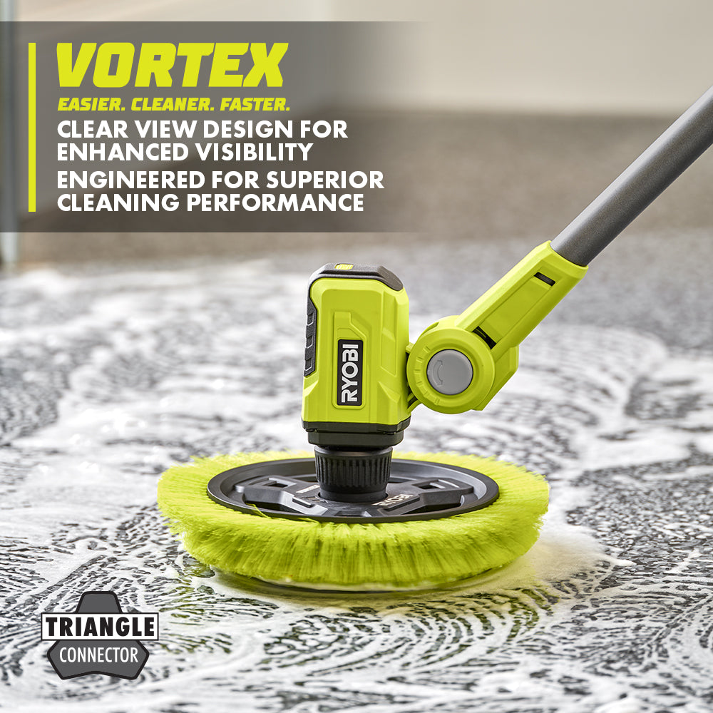 9" VORTEX Medium Bristle Brush