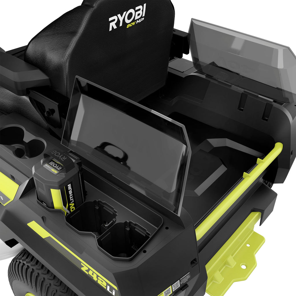 80V HP Brushless 42" Lithium Electric Zero Turn Riding Mower Kit