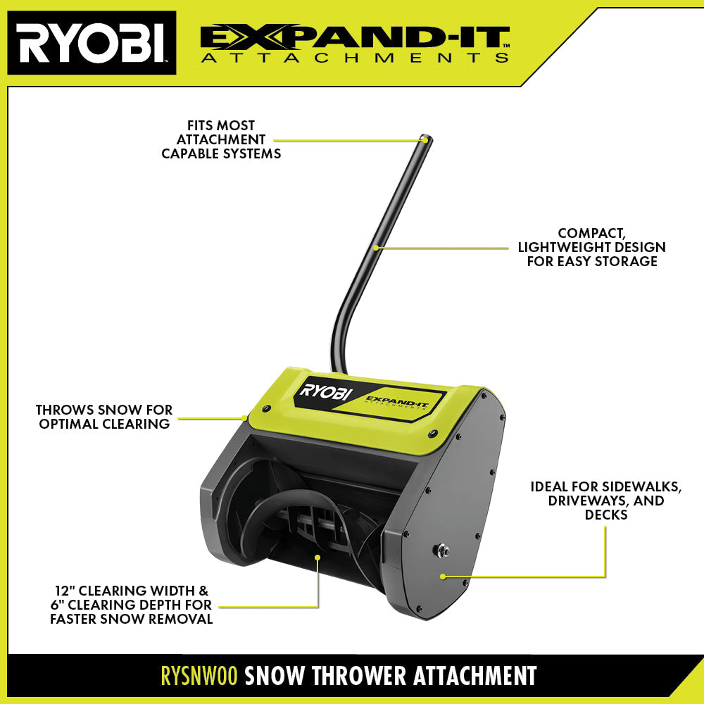 EXPAND-IT Snow Thrower Attachment