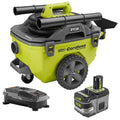 18V ONE+ 6 Gal. Wet/Dry Vacuum Kit with (1) 9.0 Ah Battery and (1) 18V Charger