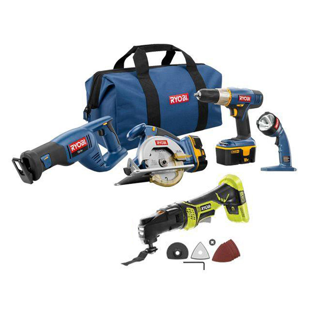 18V ONE+ Super Combo Kit (4-Tool) + JobPlus Multi-Tool