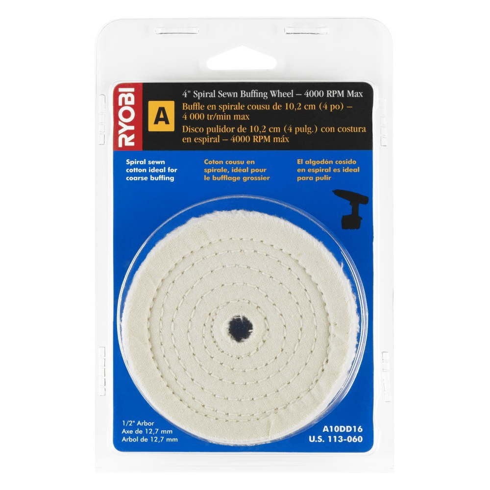 4" Spiral Sewn Buffing Wheel