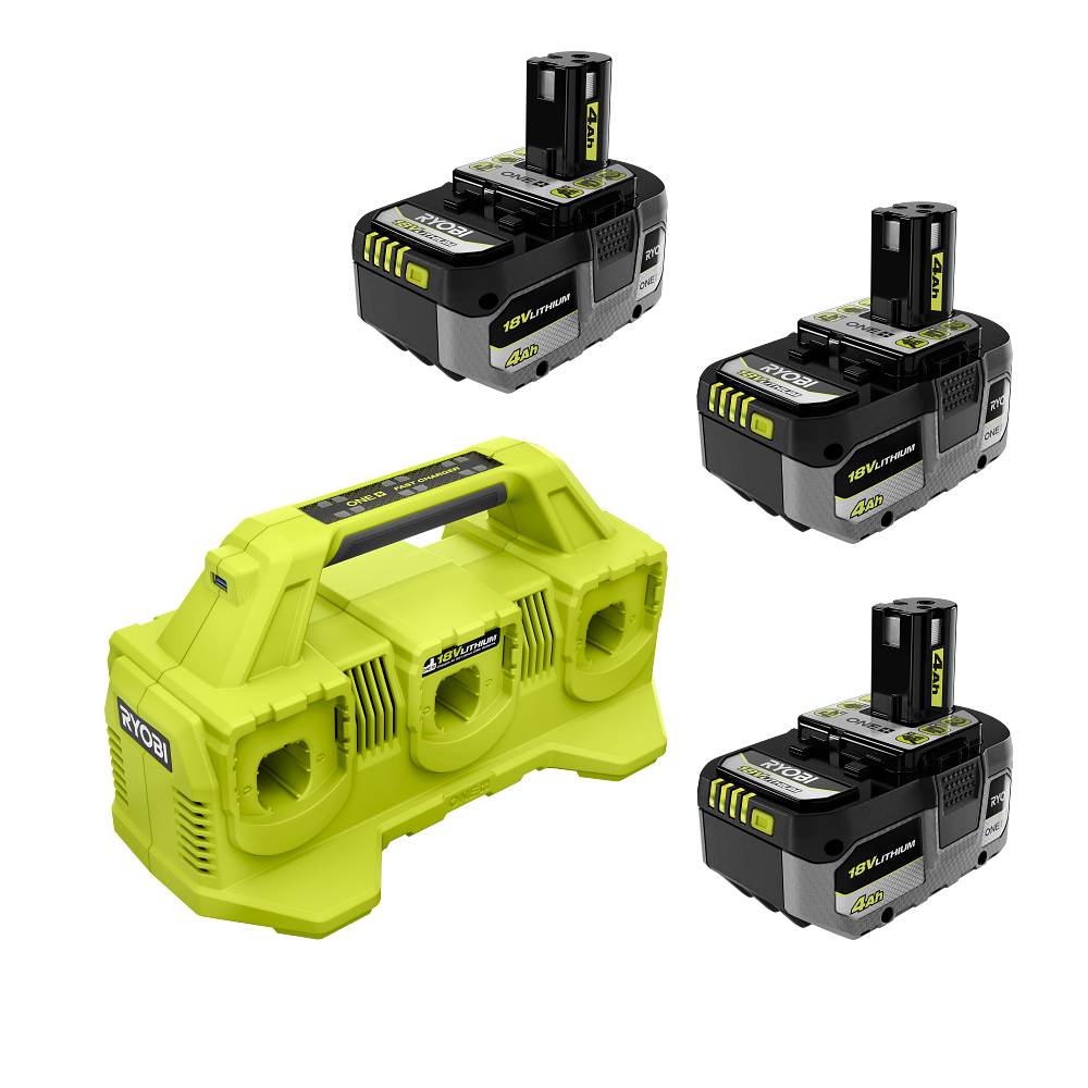 18V ONE+ 4AH Lithium Fast 6-Port Starter Kit