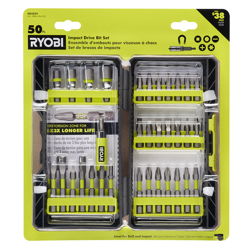 50 PC. Impact Drive Bit Set