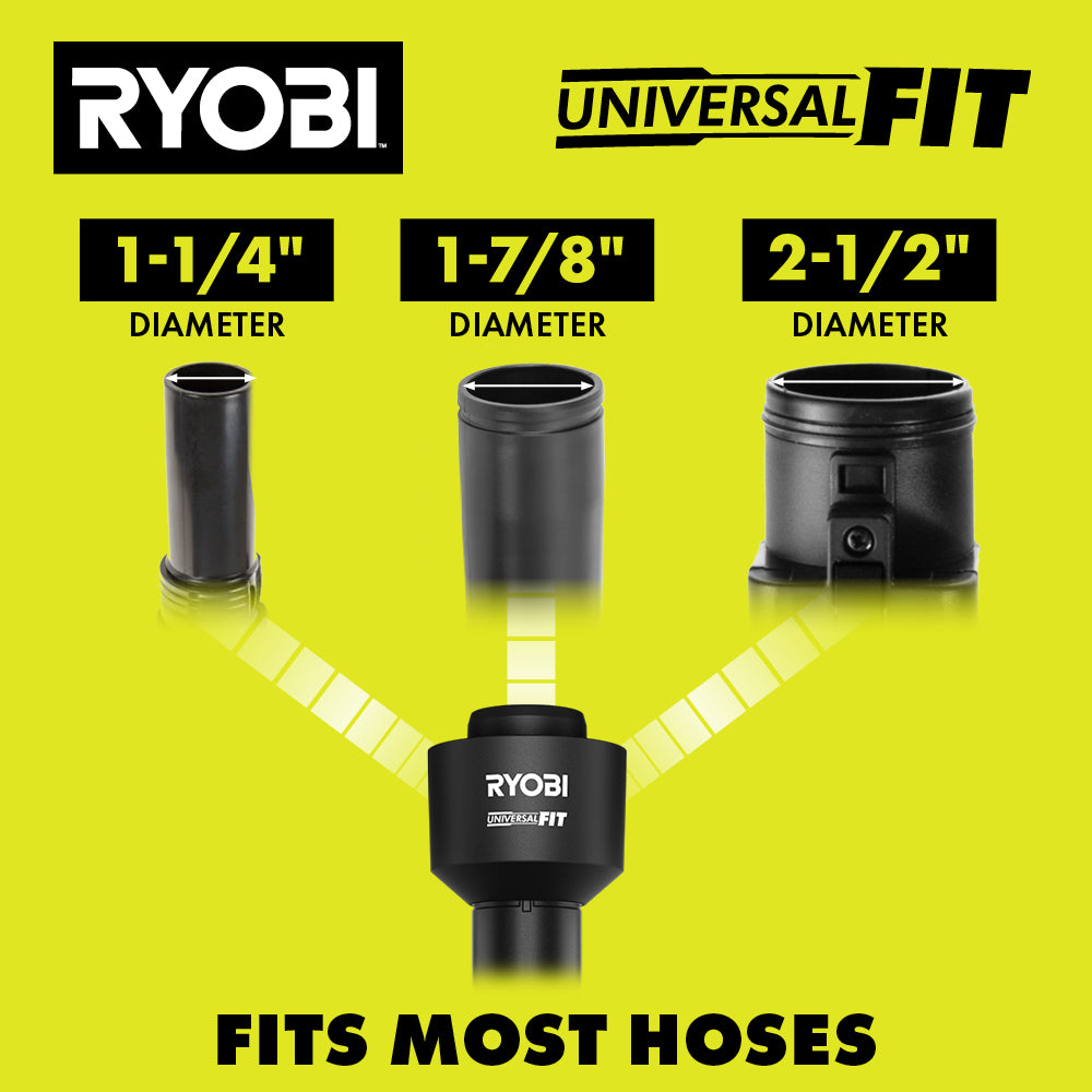 UNIVERSALFIT Wet/Dry Car Nozzle
