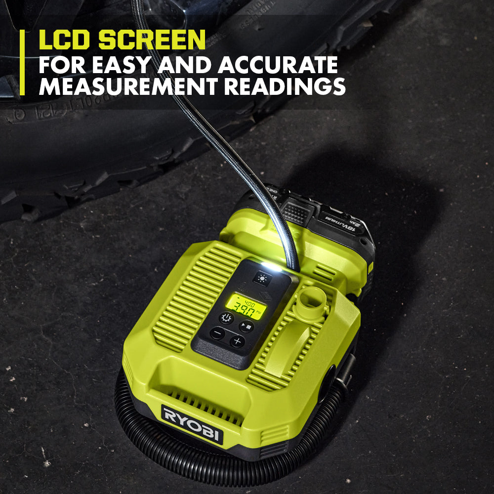 18V ONE+ Dual Function Digital Inflator/Deflator Kit