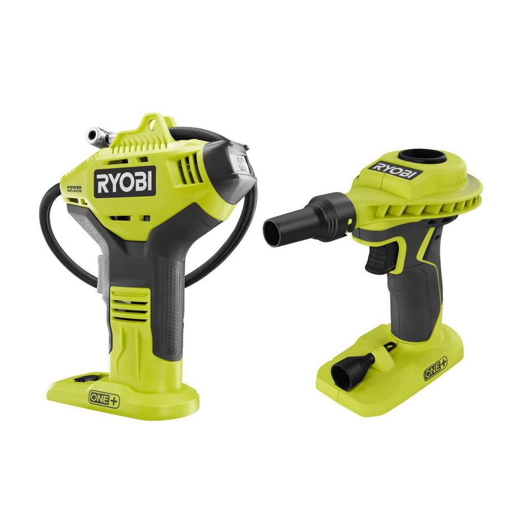 18V ONE+ High Volume Power Inflator & High Pressure Inflator with Digital Gauge