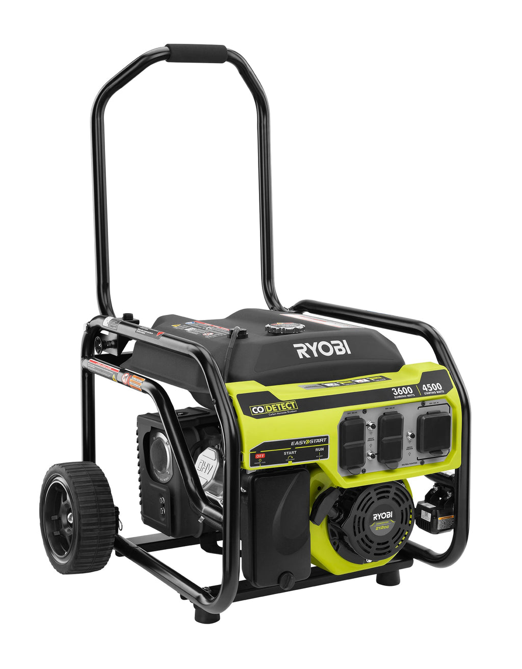 3600-Watt Generator with CO Shutdown Sensor