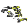 18V ONE+ Combo Kit (5-Tool) + 4.5" Angle Grinder