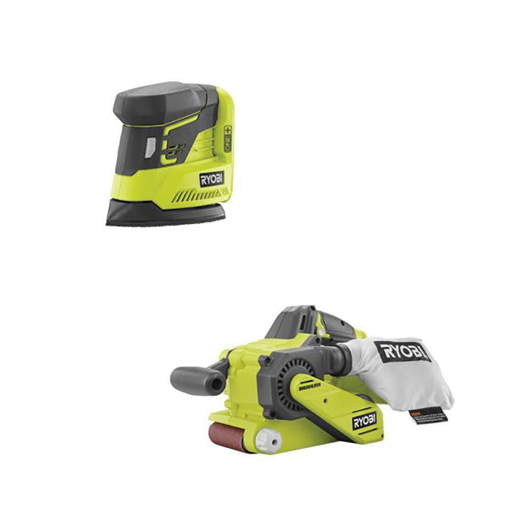18V ONE+ Brushless Belt Sander & Corner Cat Finish Sander