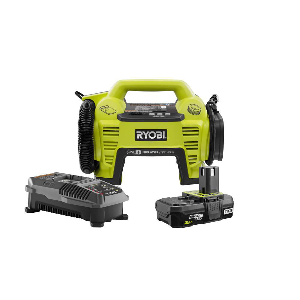 18V ONE+ Dual Function Inflator/Deflator Kit with 2.0 Ah Battery and Charger