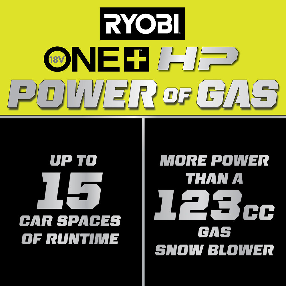 18V ONE+ HP Brushless 18" Single-Stage Snow Blower