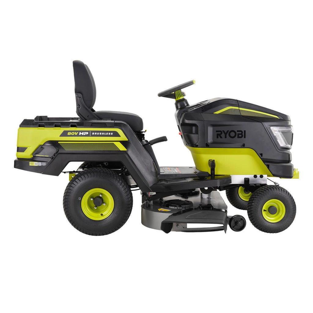 80V HP Brushless 42" Battery Cordless Electric Riding Lawn Tractor Kit