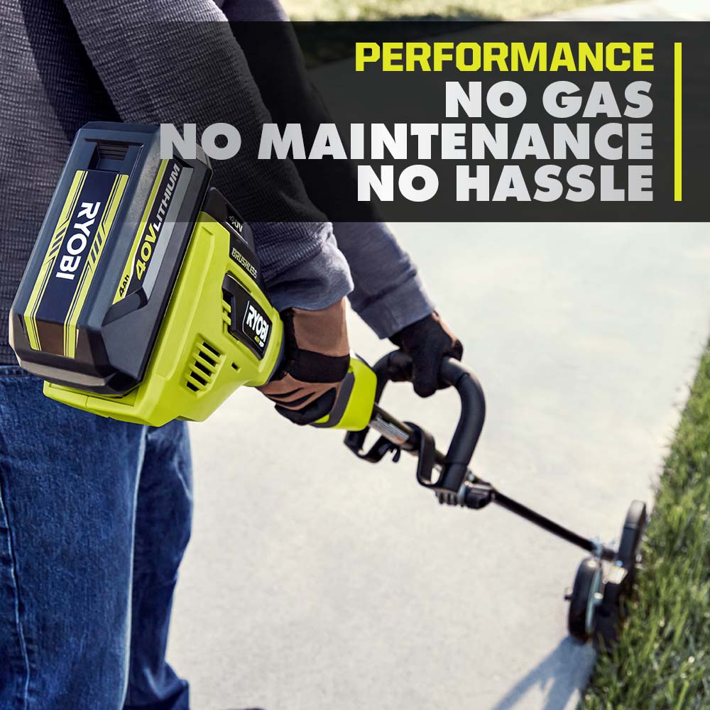 40V HP Brushless 15" Carbon Fiber Attachment Capable String Trimmer