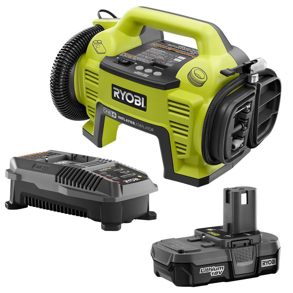 18V ONE+ Dual Function Inflator/Deflator with (1) 1.3 Ah Battery and (1) 18V Charger