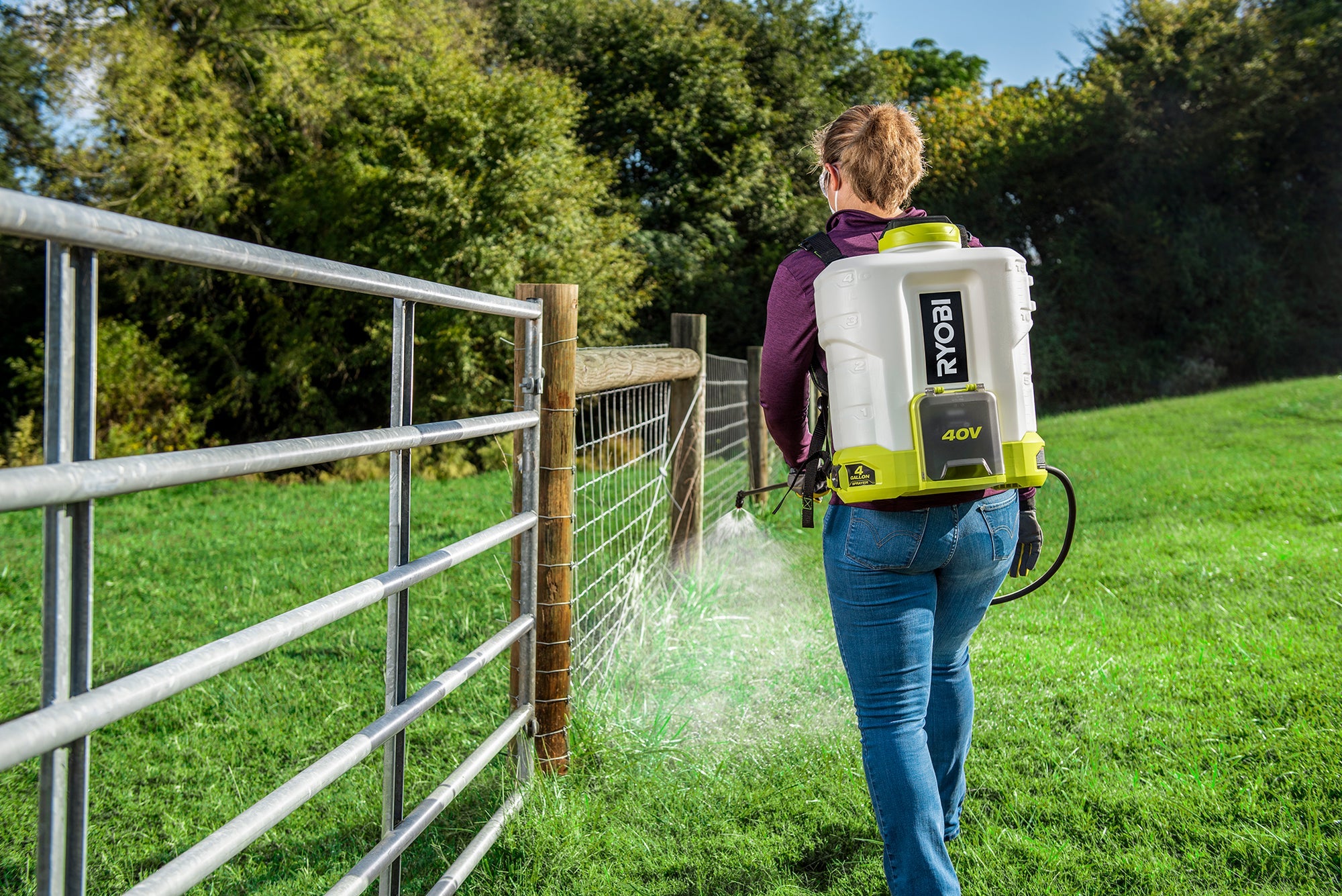 40V 4 Gallon Backpack Chemical Sprayer