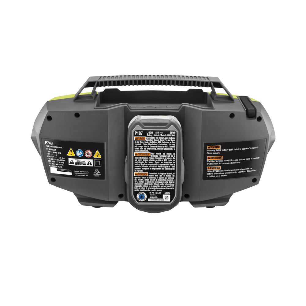 18V ONE+ Hybrid STEREO WITH BLUETOOTH WIRELESS TECHNOLOGY
