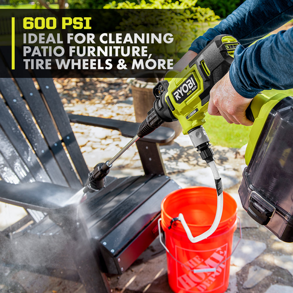 40V HP Brushless 600 PSI Power Cleaner