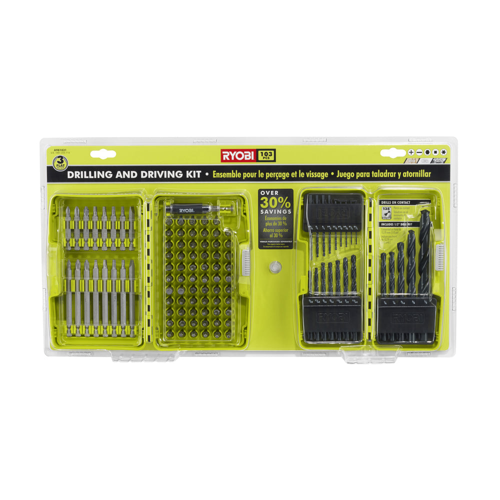 Black Oxide Driving and Drill Bit Set