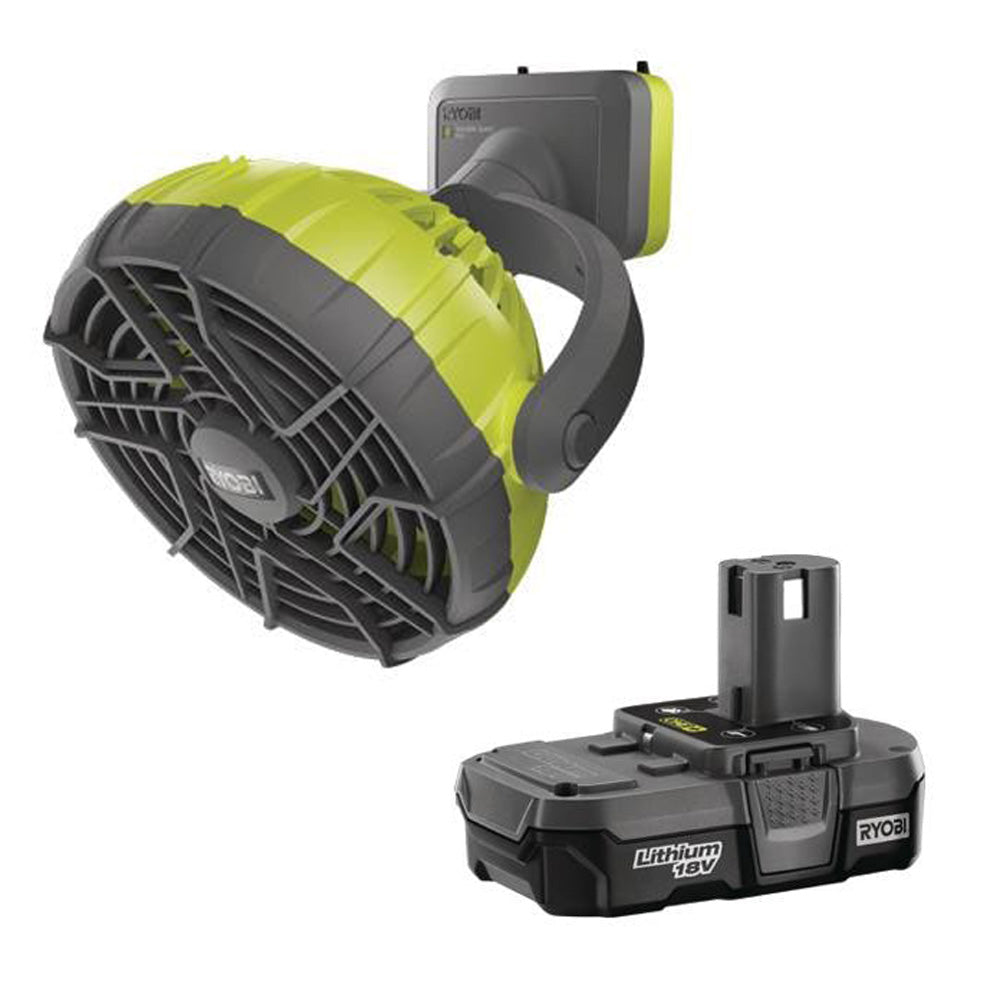 Fan Accessory with Compact Lithium Battery