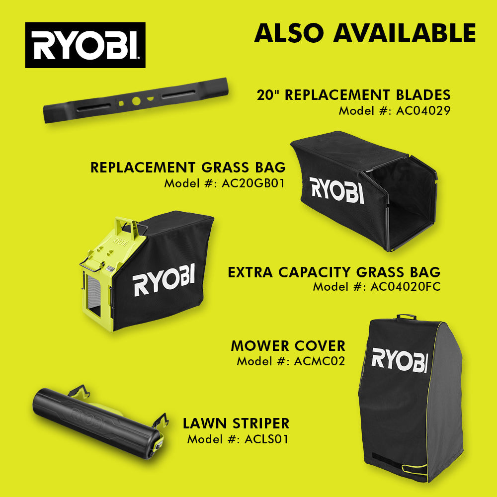 40V HP Brushless 20" Push Mower Kit