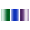 24 PC. Mini Cool Color Glue Sticks