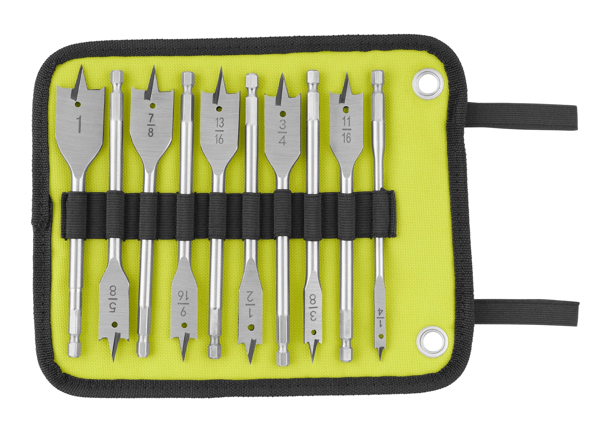 10 PC. Wood Spade Bit Set