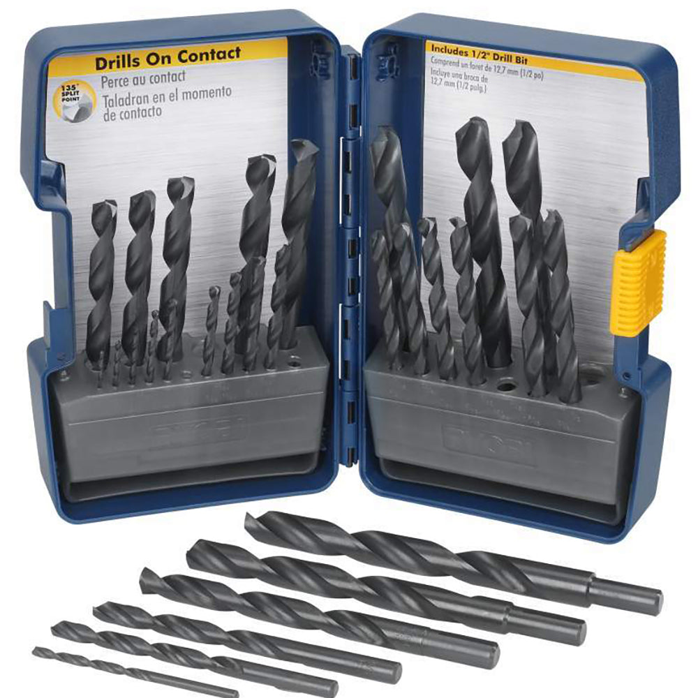 29 PC. Black Oxide Drill Bit Set