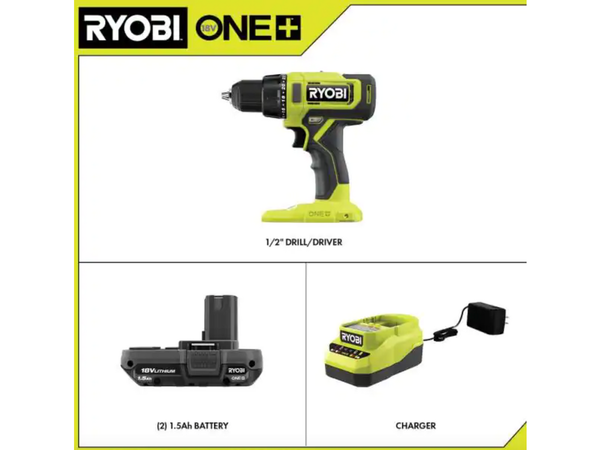 18V ONE+ 1/2" Drill/Driver Kit