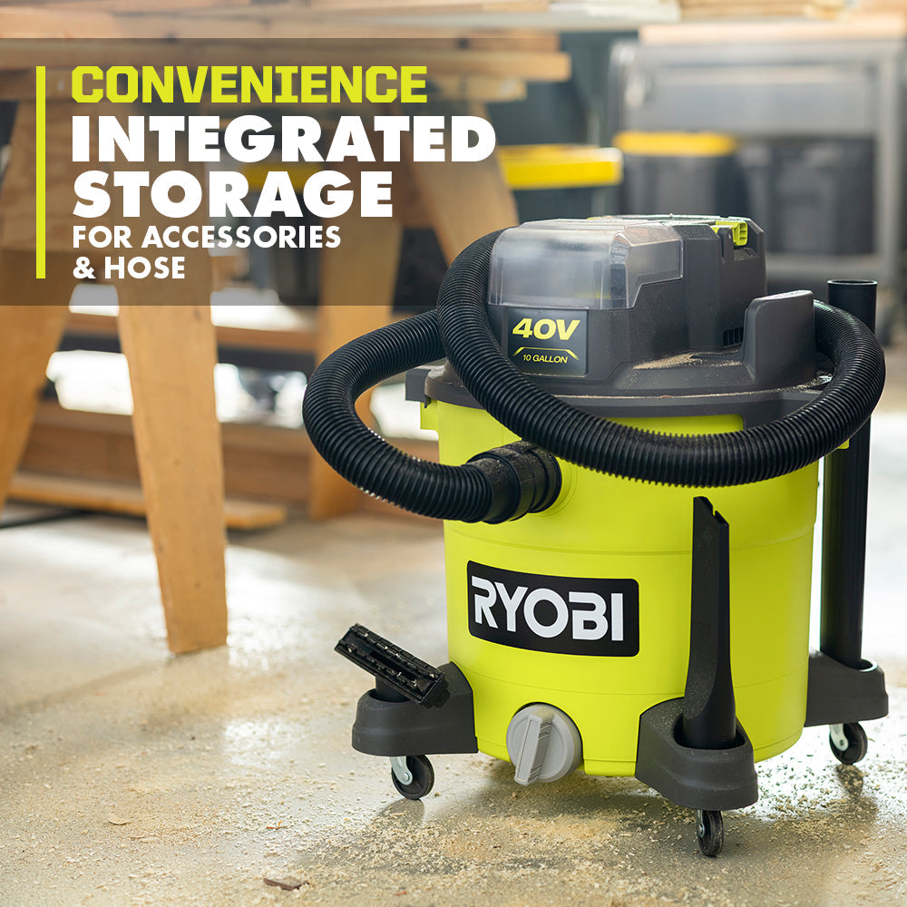 40V 10 Gallon Wet/Dry Vacuum
