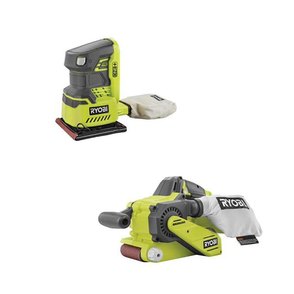 18V ONE+ Brushless Belt Sander & Quarter Sheet Sander