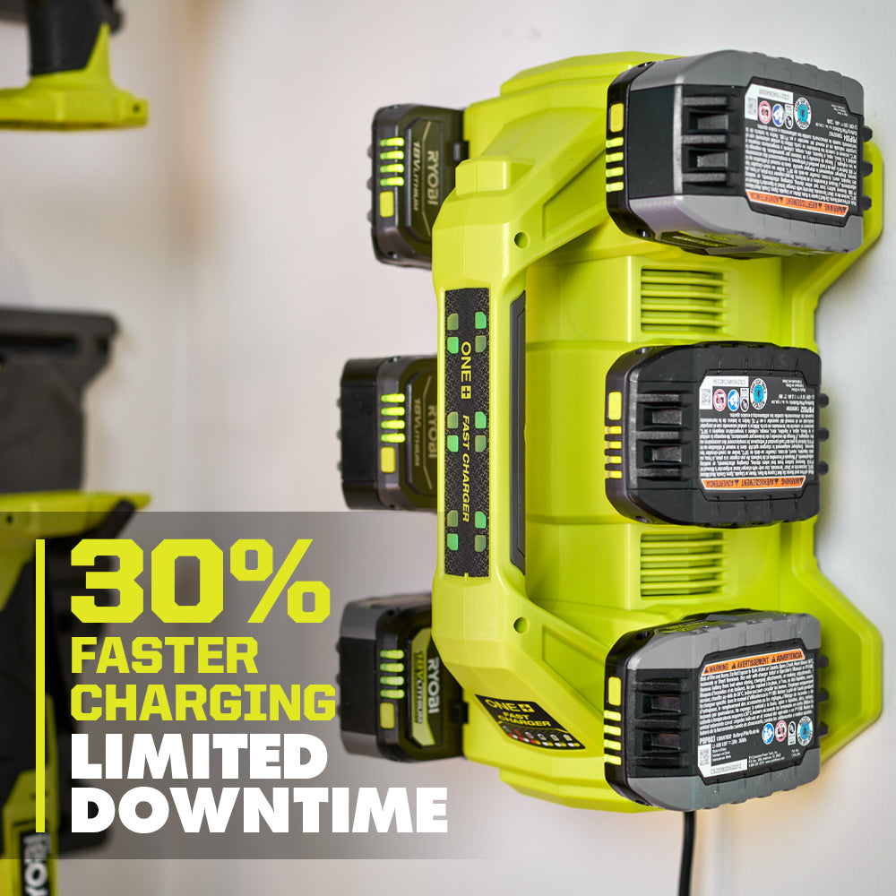 18V ONE+ 6-Port Fast Charger