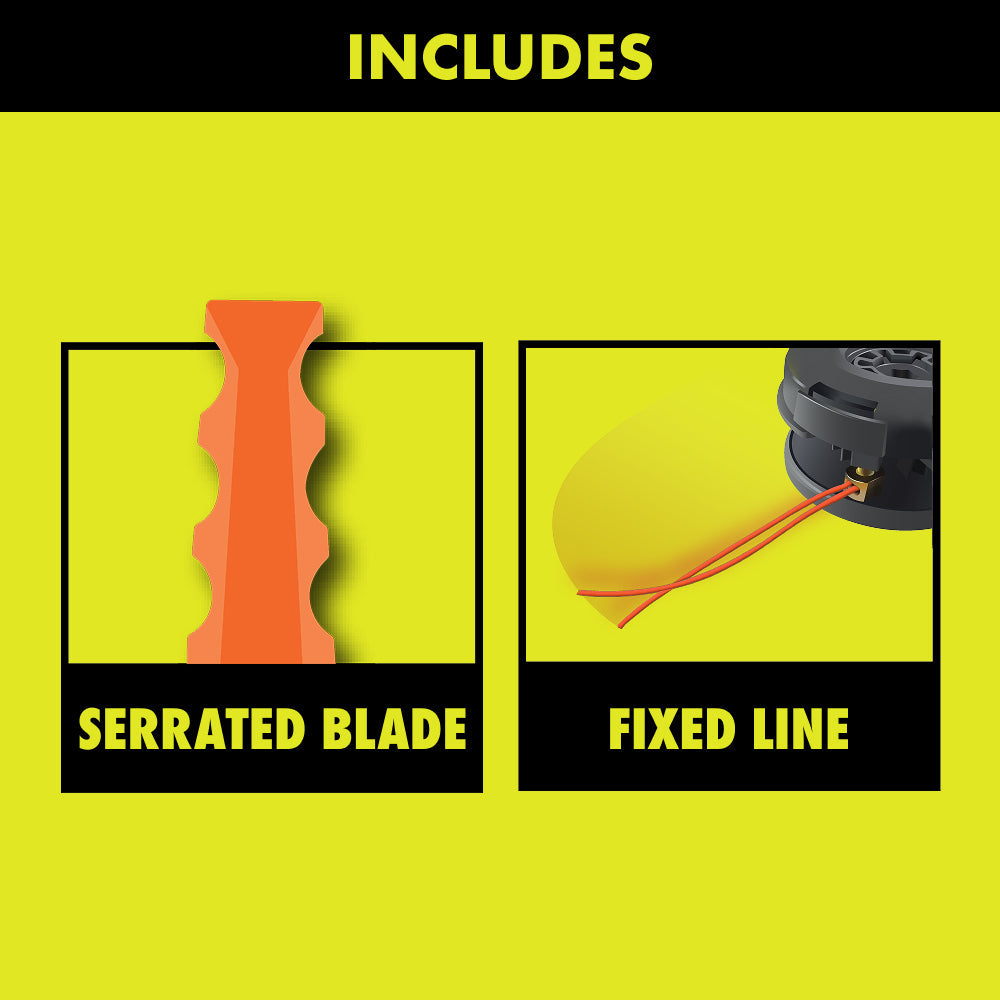REEL EASY+ 2-in-1 Pivoting Fixed Line & Bladed Head