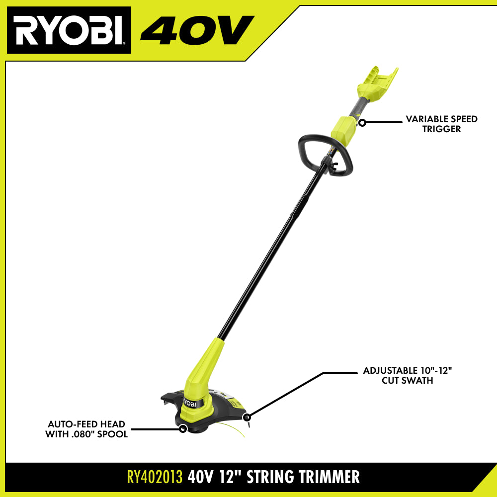 40V 12" String Trimmer