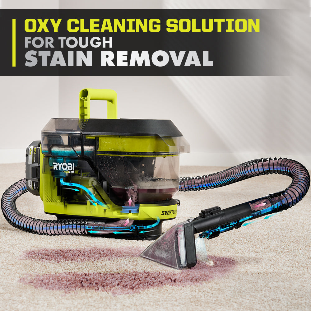 ONE+ HP 18V Cordless SWIFTClean Mid Size Spot and Carpet Cleaner Machine (Tool Only)
